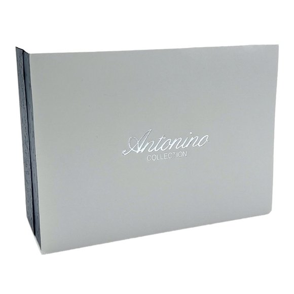 Antonino Collection His & Hers Silver Watch Set – Black Dial Gift Box - Picture 8 of 8